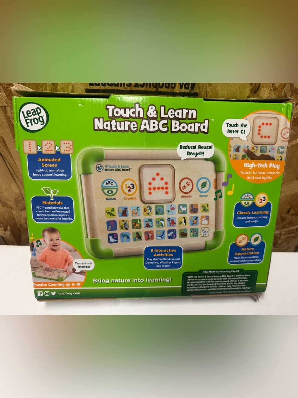 Leapfrog Interactive Touch & Learn Nature ABC Board - Picture 2 of 2